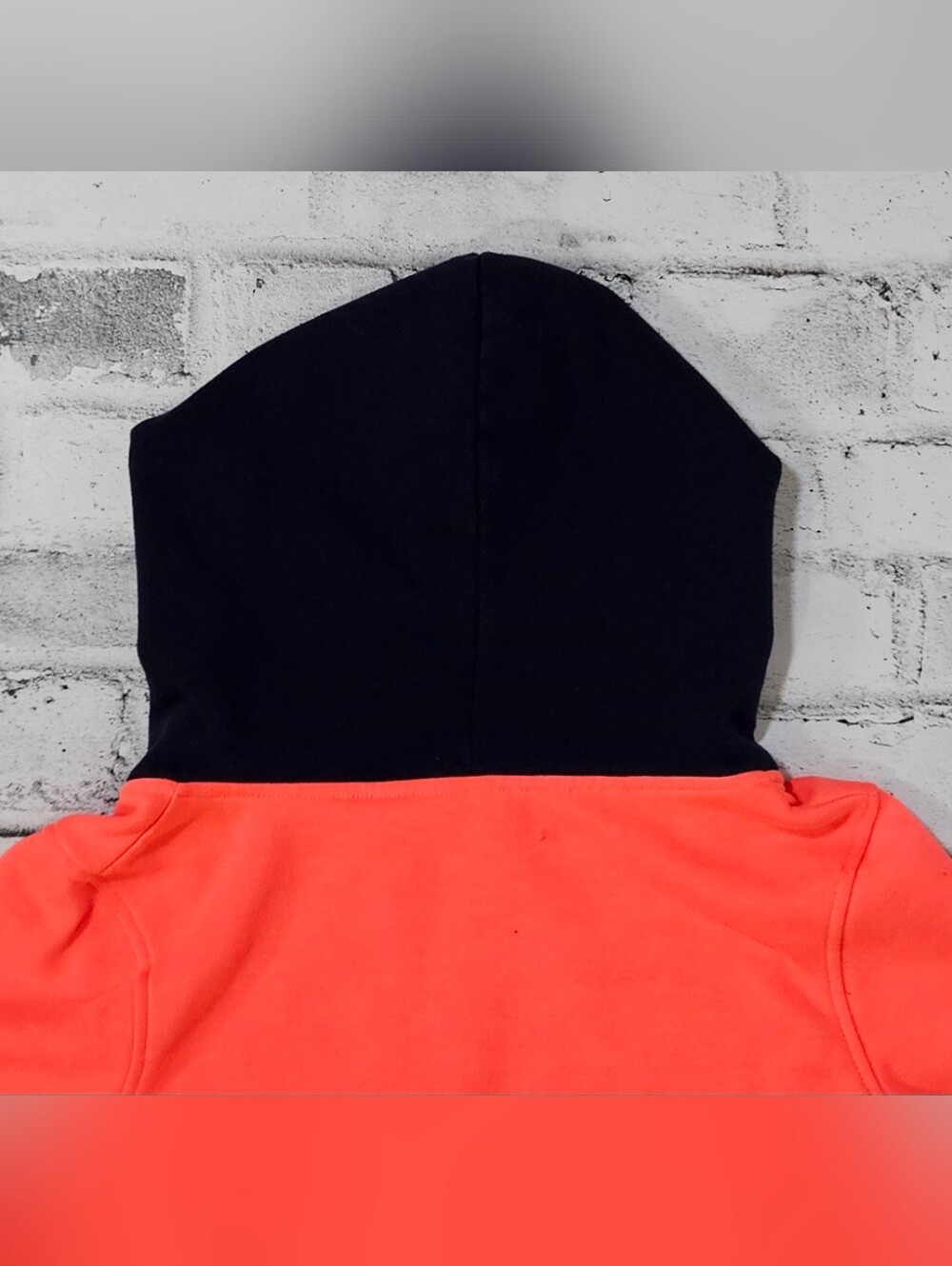 Fox Racing Neon Coral Full Zip Hoodie Thumbhole Athletic Jacket Medium - Picture 10 of 13